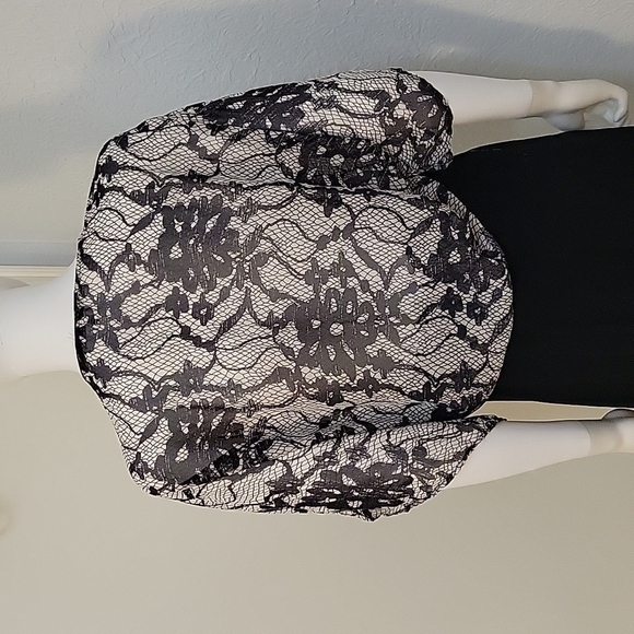 3/$30 Collective CONCEPTS Fairycore Chiffon Bow Tie Cover-up Top - Picture 5 of 9